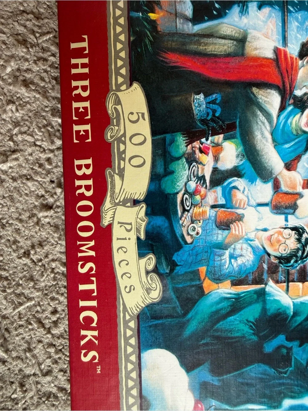 Warner Bros. Harry Potter Three Broomsticks Window Scene Wall Art - Red, Blue